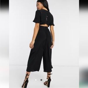 ASOS Black Cutout Jumpsuit size 6
